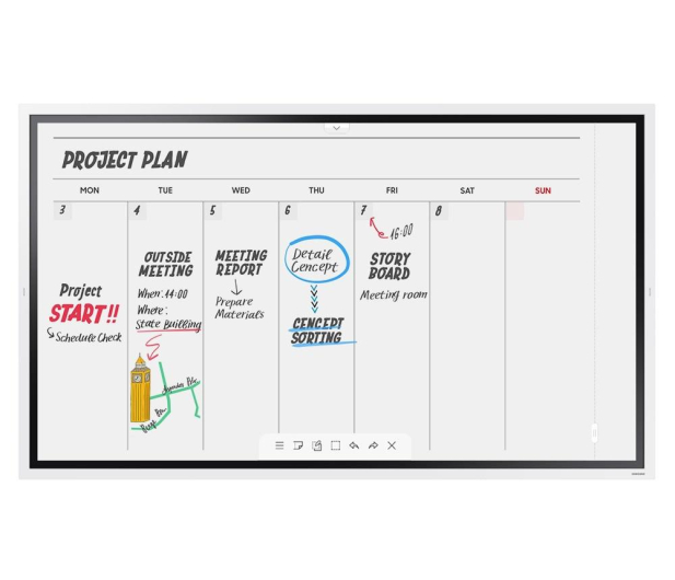 Samsung Interaktywny flipchart Flip 2 H65WMRWBGCX - 662584 - zdjęcie 18